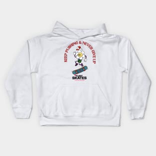 Keep pushing never give up Kids Hoodie